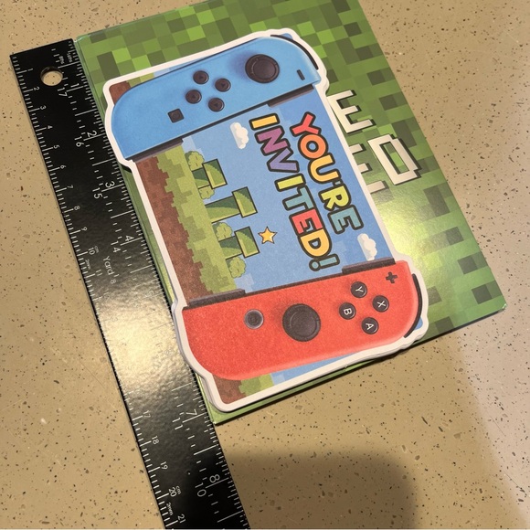 Gamer Party Invites - Picture 4 of 4